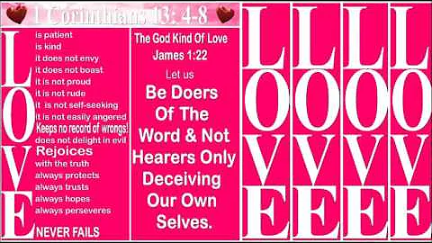 The Way of Love 1 Corinthians 13:1-13