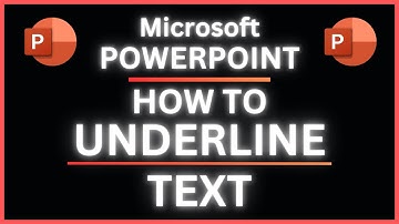 How To Underline Text In Microsoft PowerPoint | Step-By-Step Office 365 Tutorial