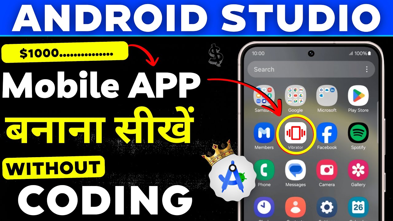 How to Build & Sell Apps With AI | Android Studio Tutorial | Build Apps ...