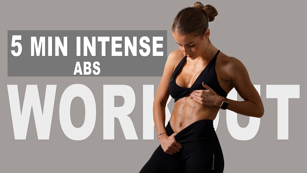 5 Min Intense Abs Workout | Home • No Breaks • Burn