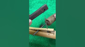 Handmade a Simple trigger mechanism # Craft Bamboo # DIY # unique bamboo
