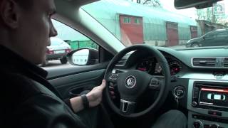 Работа парк-пилота в VW CC 2012