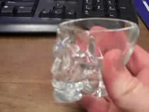 The Crystal Skull Shot Glass Demo