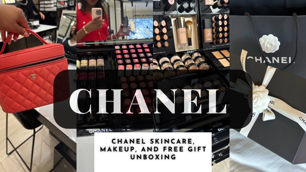 FREE CHANEL BAG + SKINCARE+BEAUTY UNBOXING 