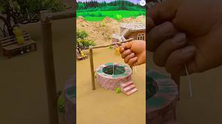 DIY Mini Water Tank Tower Build | Mini Construction #shorts #youtubeshorts