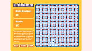 How to play The Chain Reaction game | Free online games | MantiGames.com screenshot 1