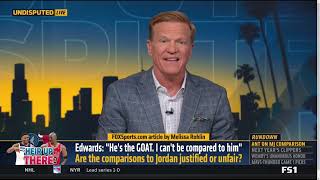 UNDISPUTED | Skip Bayless reacts Edwards on Michael Jordan Comparisons: 