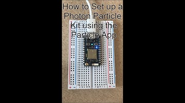MEGR3171: How setup a Particle Photon Kit