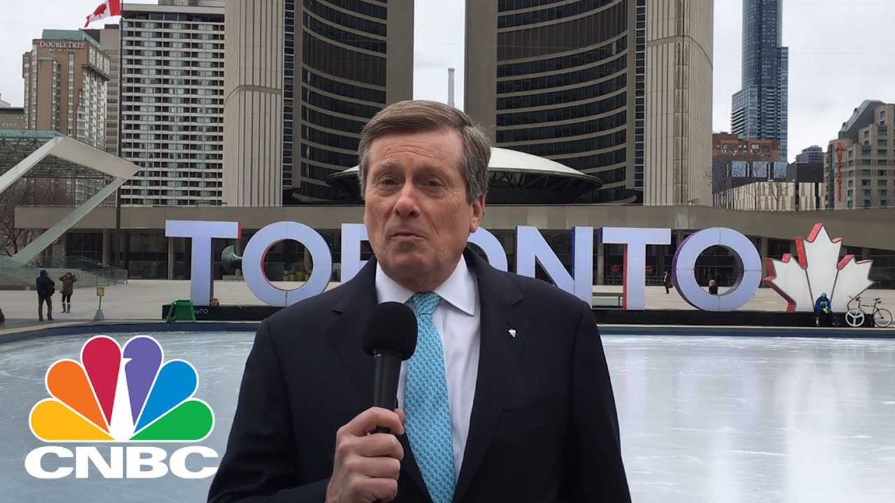 Mayor John Tory Promotes Toronto’s Diversity As Great For Amazon’s HQ2 | CNBC