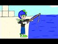 Me paso Minecraft pero al pescar me da drop OP :reto de fenix