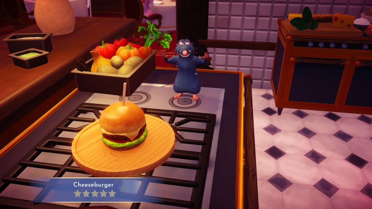 How to MAKE Cheeseburger Disney Dreamlight Valley A Rift In Time