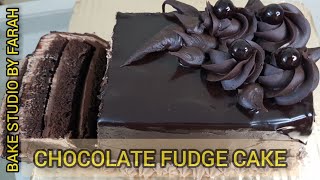 Chocolate Fudge Cake |  Chocolate Fudge Cake Tutorial | Chocolate Fudge Cake Recipe