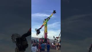 Would you ride these rides? (Me at the county fair) #countyfair #shorts