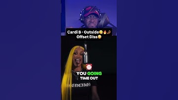 Thumbnail of Cardi B - Outside😮‍💨🔥🤌🏾 Offset Diss😳 #cardib #offset #taydiggs #reels #viral #rap #reaction