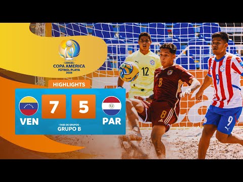 VENEZUELA 7-5 PARAGUAY | Highlights | CONMEBOL Copa América Fútbol Playa 2025™