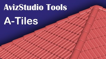 AvizStudioTools - ATiles script v. 2.62 | 3Ds max 👉 For Roof Tiles