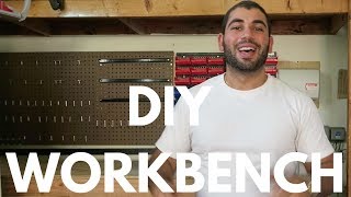 How to Make Your Own Garage Workbench!!!