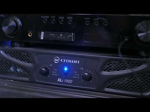 Crown XLI 1500 With Car Subs in Home Theater