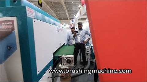 Imtex Live demo thin sheet metal parts deburring  and Edge rounding