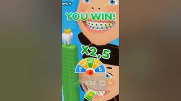 Smile Rush NEW SKIN😁🪥 Gameplay Android/ios Level 71/73