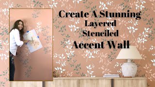 Stenciling Layered Vines With Cutting Edge Stencils Budding Clematis Wall Stencil Pattern!