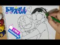 Draw  paint doraemonnobita  christartventure