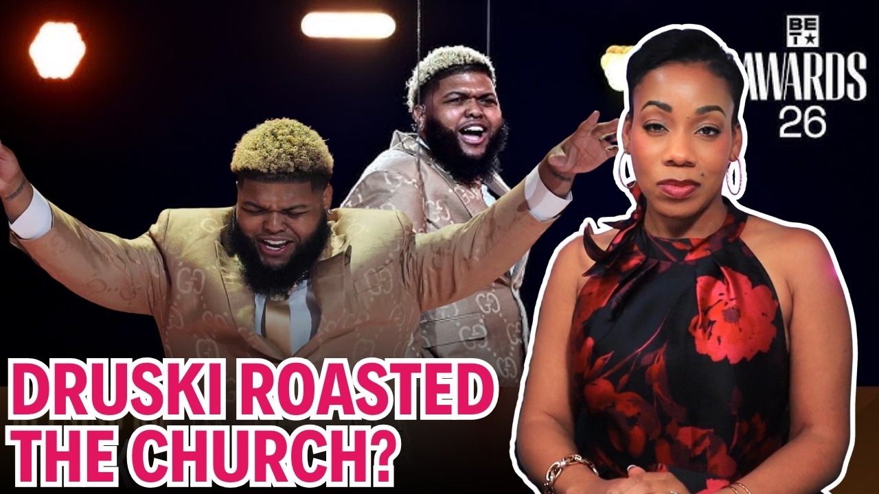 Druski Mocks & Exposes the "Church" at BET Awards
