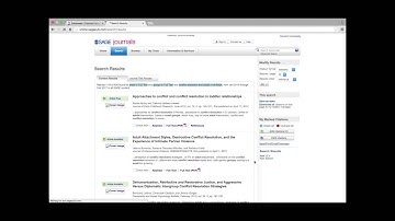 Searching the Sage Database