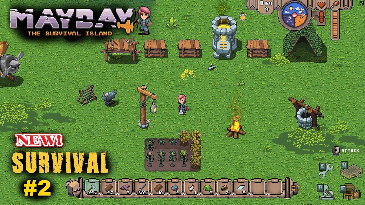 Mayday: The Survival Island ✅#2 Посадил огород/собираю металл/песок/глину ✅ ПК Steam  ✅ Релиз:2026