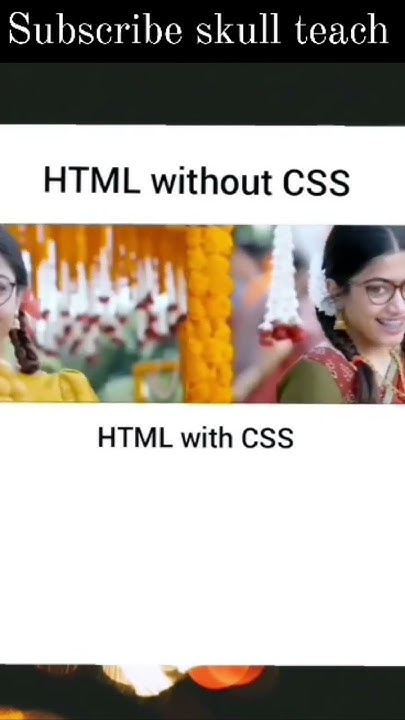 what happens when HTML is without CSS funny meme😂 #Shorts#meme# ...