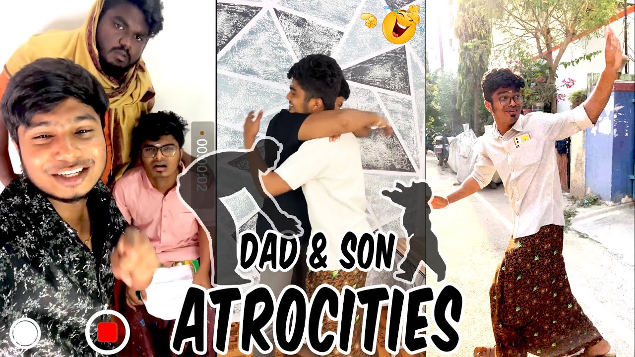 Romba Bayangaramaana Dad ah irupaaro!🙄 - Dad Son Atrocities Shorts Collection😍🔥