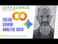 Google Colab and Gemini for Data Science Tutorial 1