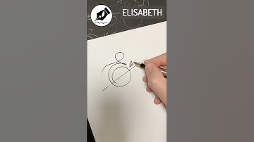 Signature Sign ELISABETH #lettersign #handwriting  #namedesign #calligraphy#signwriting