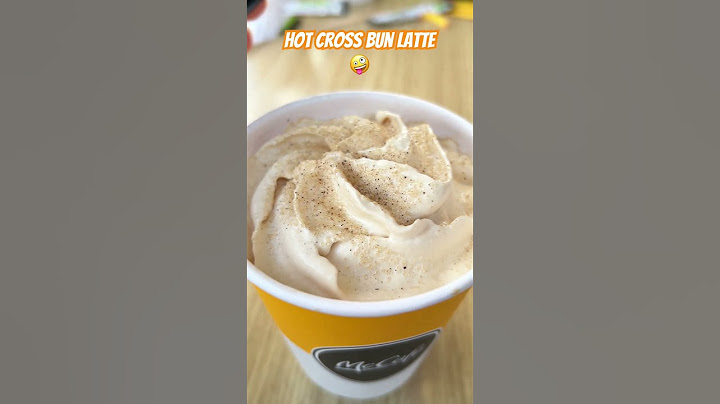 Have you tried the NEW McDonald’s hot cross bun latte? 🤪 #mcdonalds #latte
