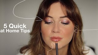 5 Makeup Tips I'm Brushing Up on AT HOME