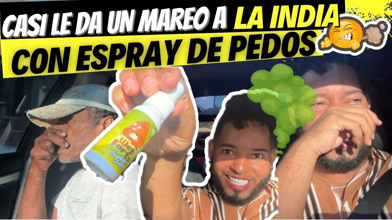 Casi Le Da AlGo A La India Con El Spray Que Huele Mal