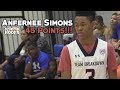 Anfernee simons made his 45point performance look effortless  full highlights