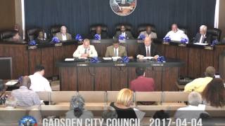Gadsden City Council Meeting 2017-04-04