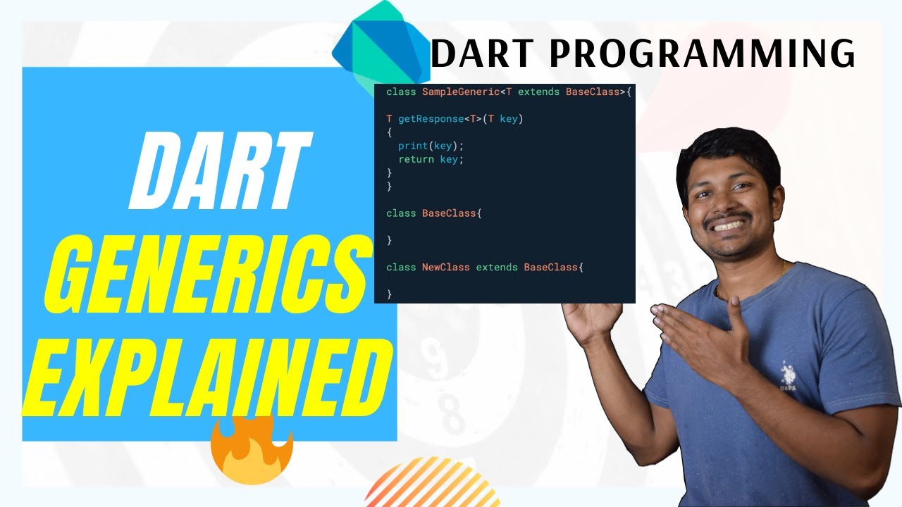 defile interpersonel frakobling Dart GENERICS Explained - Dart Programming for Beginners - YouTube