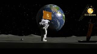 Bigmoon Landing I Flag Logo Intro