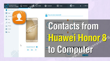 How to Backup Contacts from Huawei Honor 8 to Computer in 1-Click