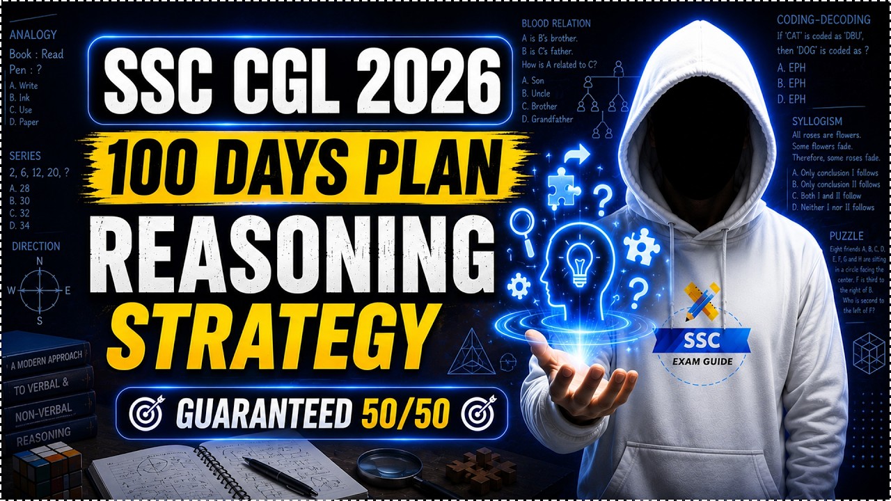 "SSC CGL 2026 Reasoning 100 Day Study Plan 🔥 Tier 1" - YouTube