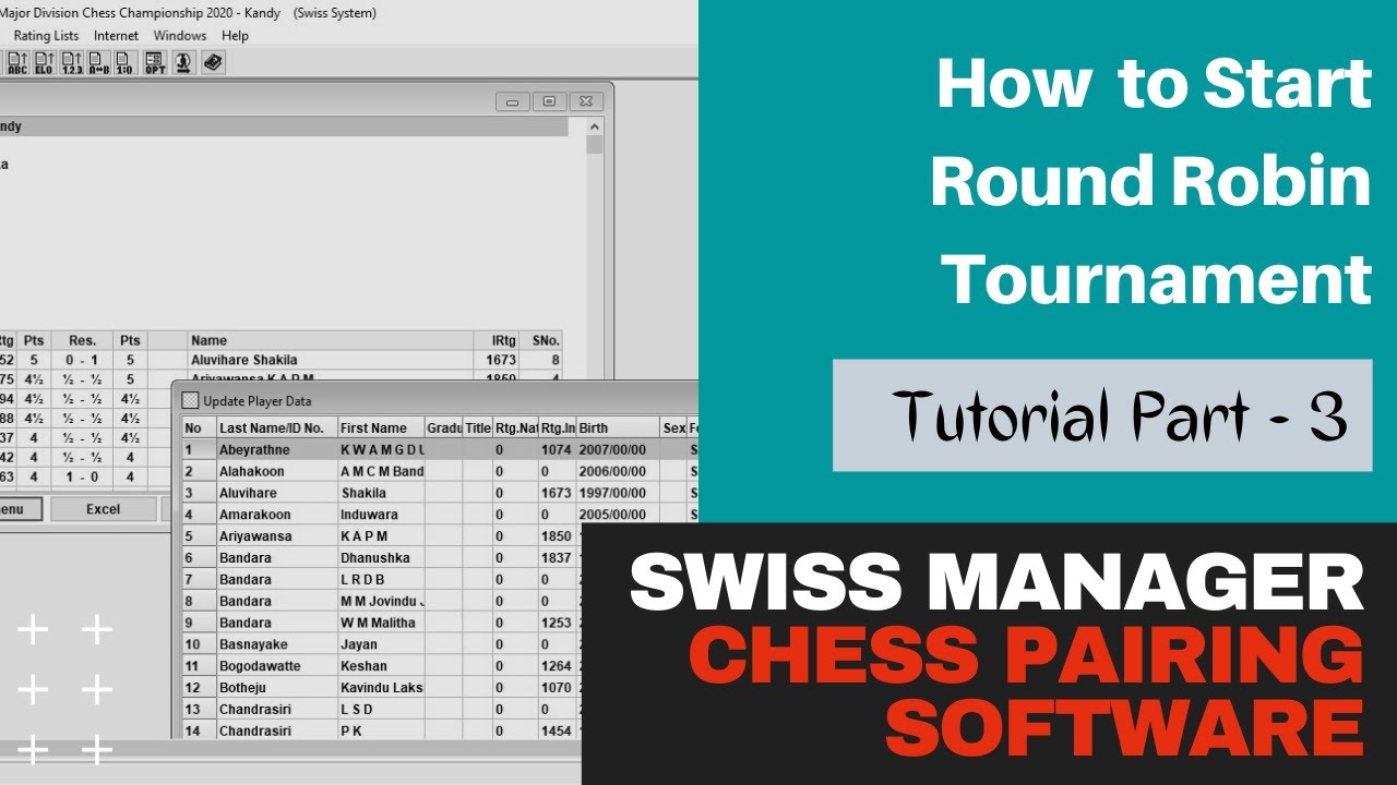 Chess match database manager II