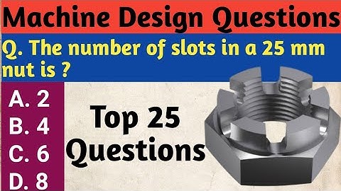 Top 25 Machine Design Objective Questions And Answer || Machine Design || SSC JE || RRB JE || NTPC |
