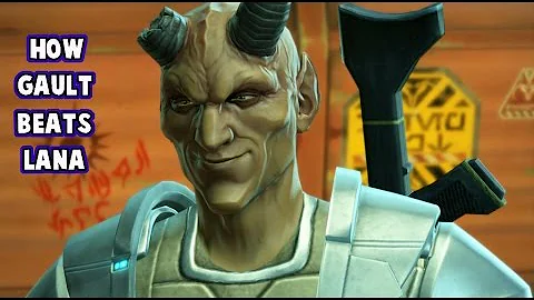 SWTOR- KOTFE, How Gault  Blocks Lana's Force Power...