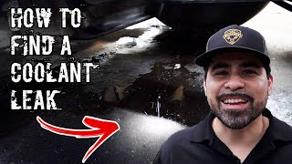 How To Find A Coolant Leak