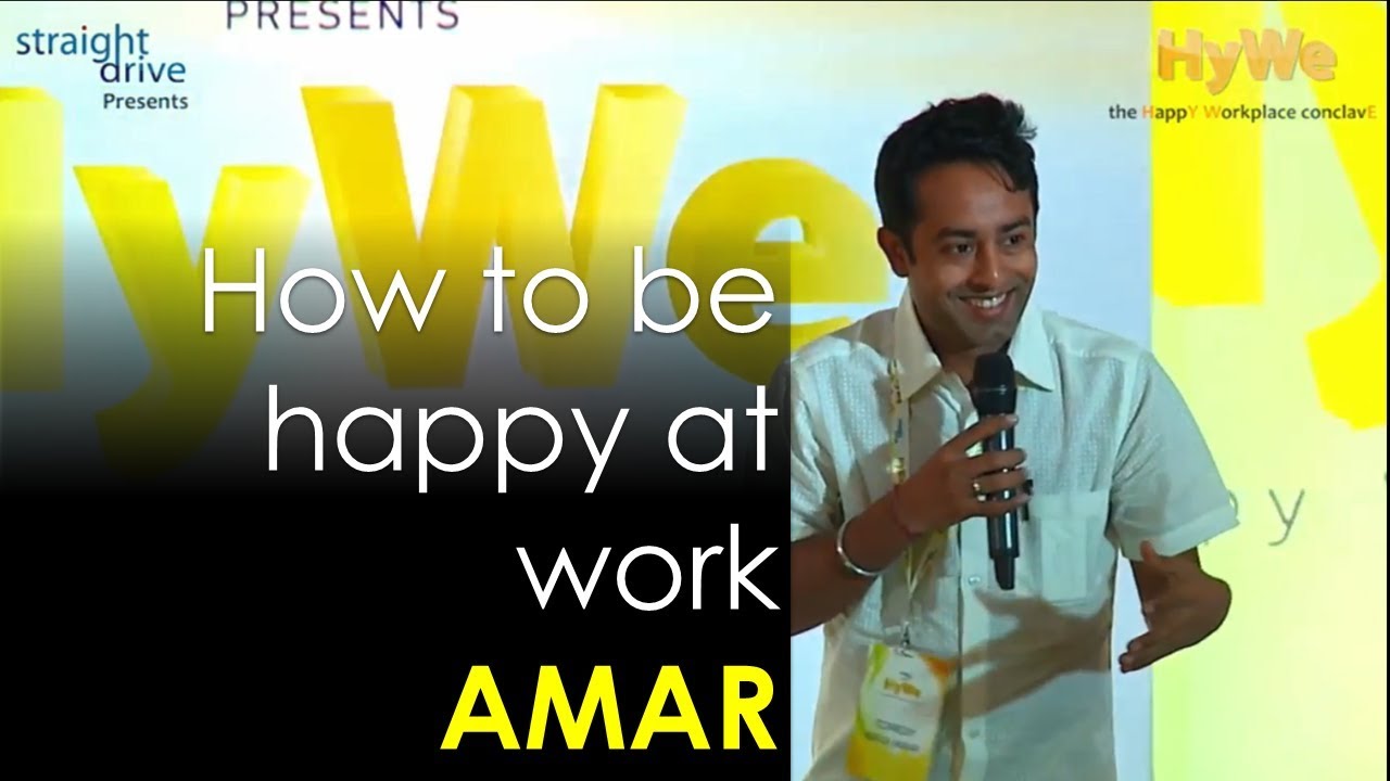 How to be happy at Work- A talk by Comedy Wala Amar
