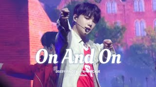 231115 앰퍼샌드원 ‘On And On’ 윤시윤 직캠 (AMPERS&ONE SIYUN FanCam) @ DEBUT SHOWCASE