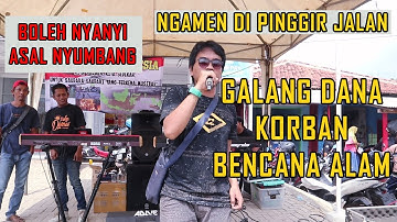 Ngamen Galang Dana Untuk Korban Banjir - Pamer Bojo