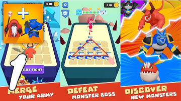Monster Merge: Master of War Gameplay Walkthrough #1 (Android, IOS)